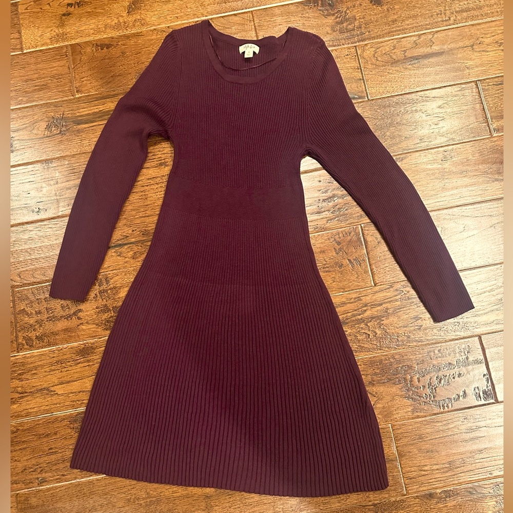 Burgundy Dress